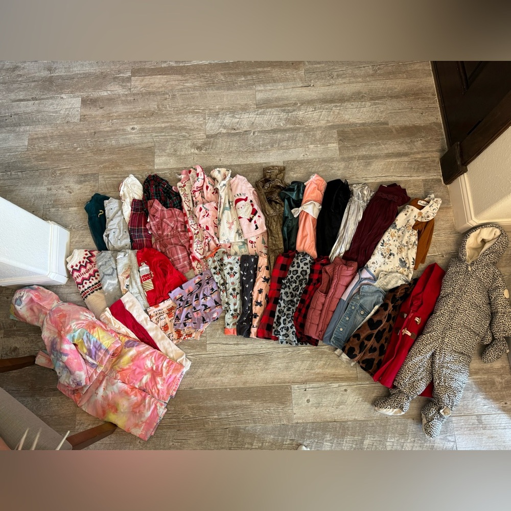 Baby Girl 12-24 Month Fall/Winter Clothes Bundle 45 Pieces (List in Description)
